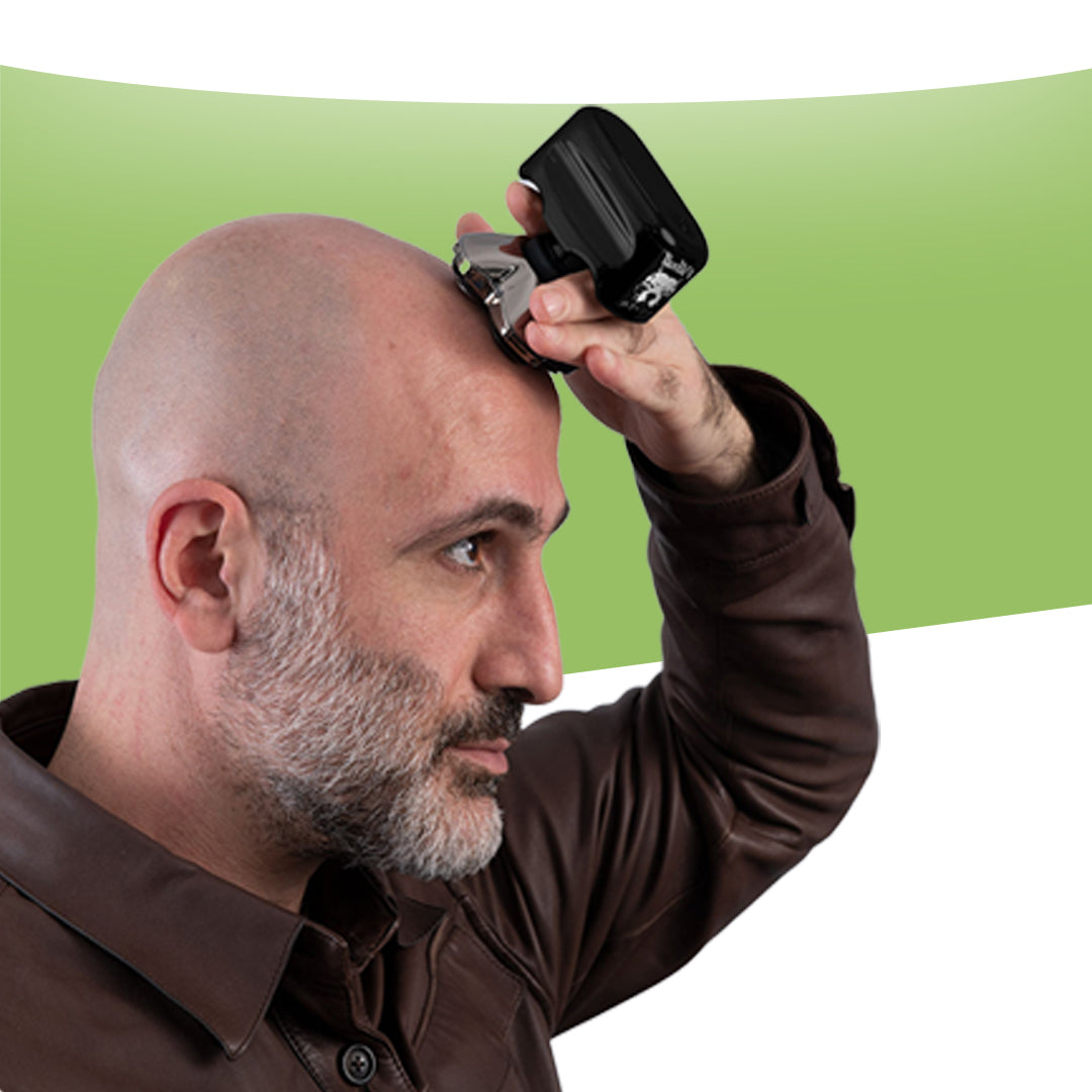 Pitbull Silver PRO Head and Face Shaver & Baby Beast Trimmer 3SUM Combo