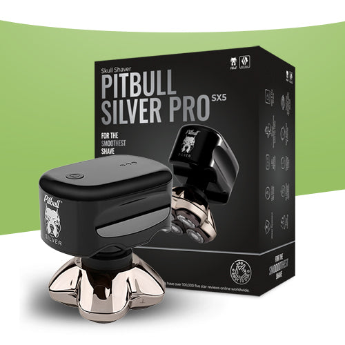 Pitbull Silver PRO SX5 Shaver | Smooth, effortless grooming for head &