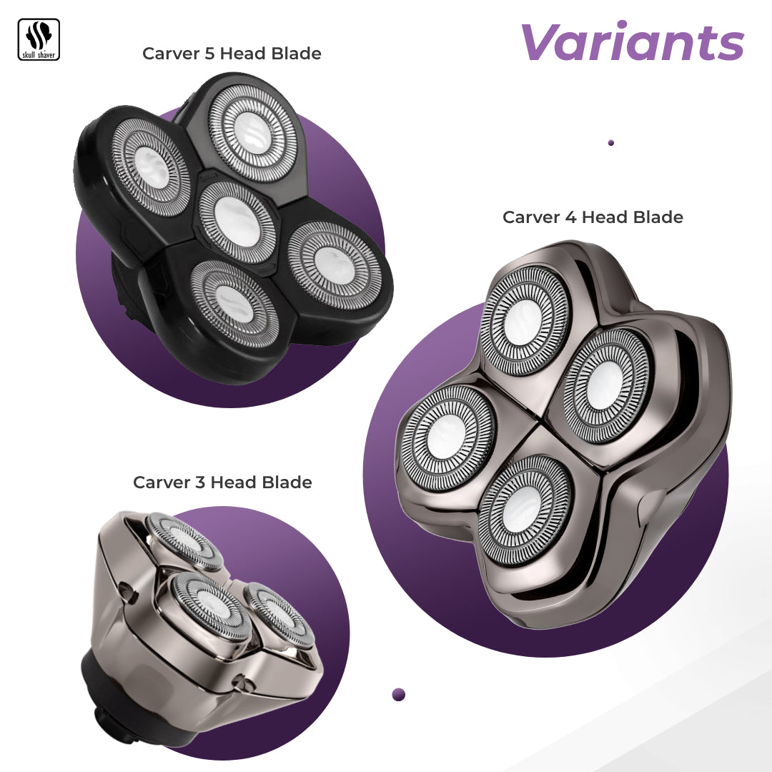 CR-3 Replacement Blade | 3-Head Rotary Blade for Head & Face Shaving