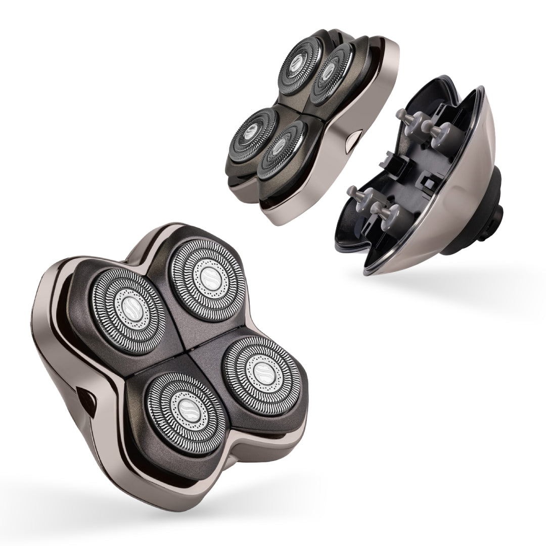 Baron PRO 4-Head Replacement Blade | Extra-Gentle Shaving for Sensitive Skin