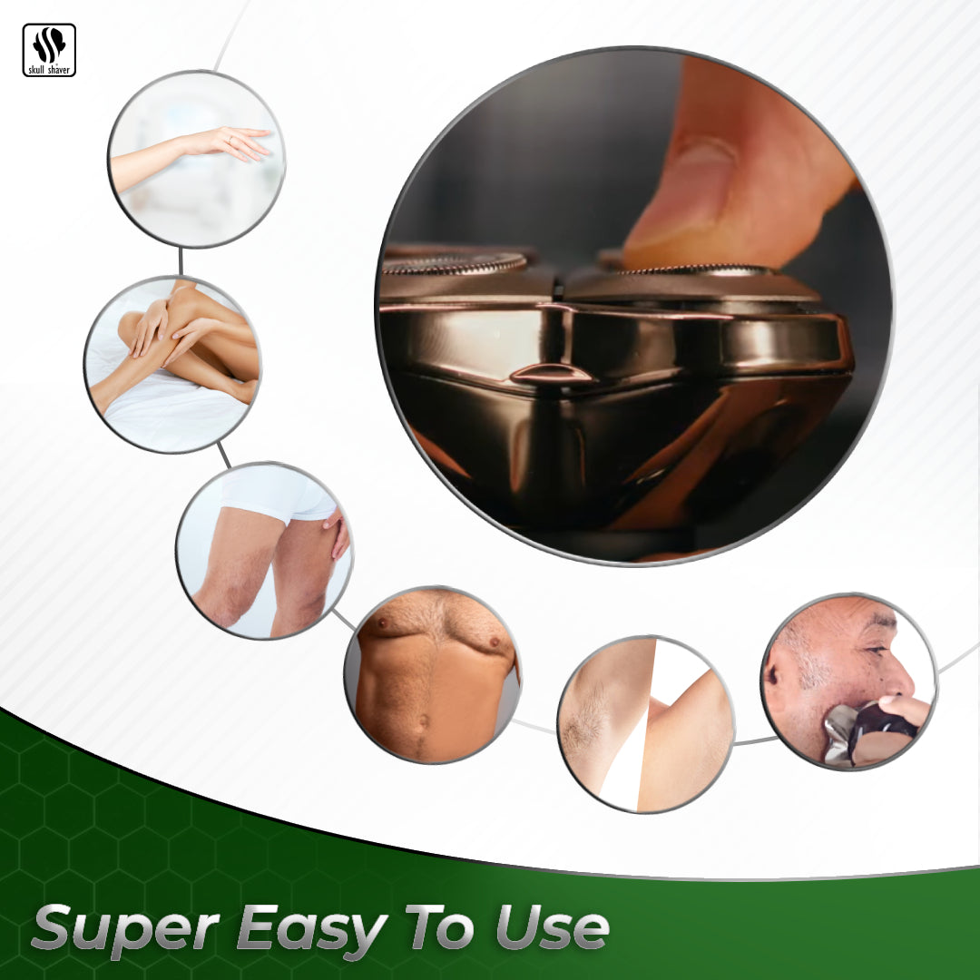 Baron PRO 4-Head Replacement Blade | Extra-Gentle Shaving for Sensitive Skin