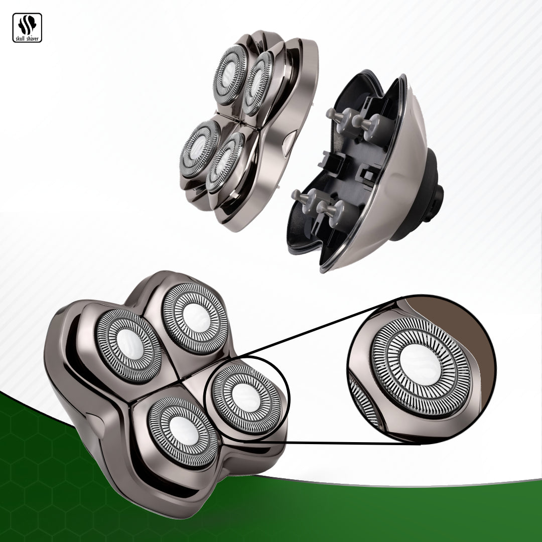 Baron PRO 4-Head Replacement Blade | Extra-Gentle Shaving for Sensitive Skin