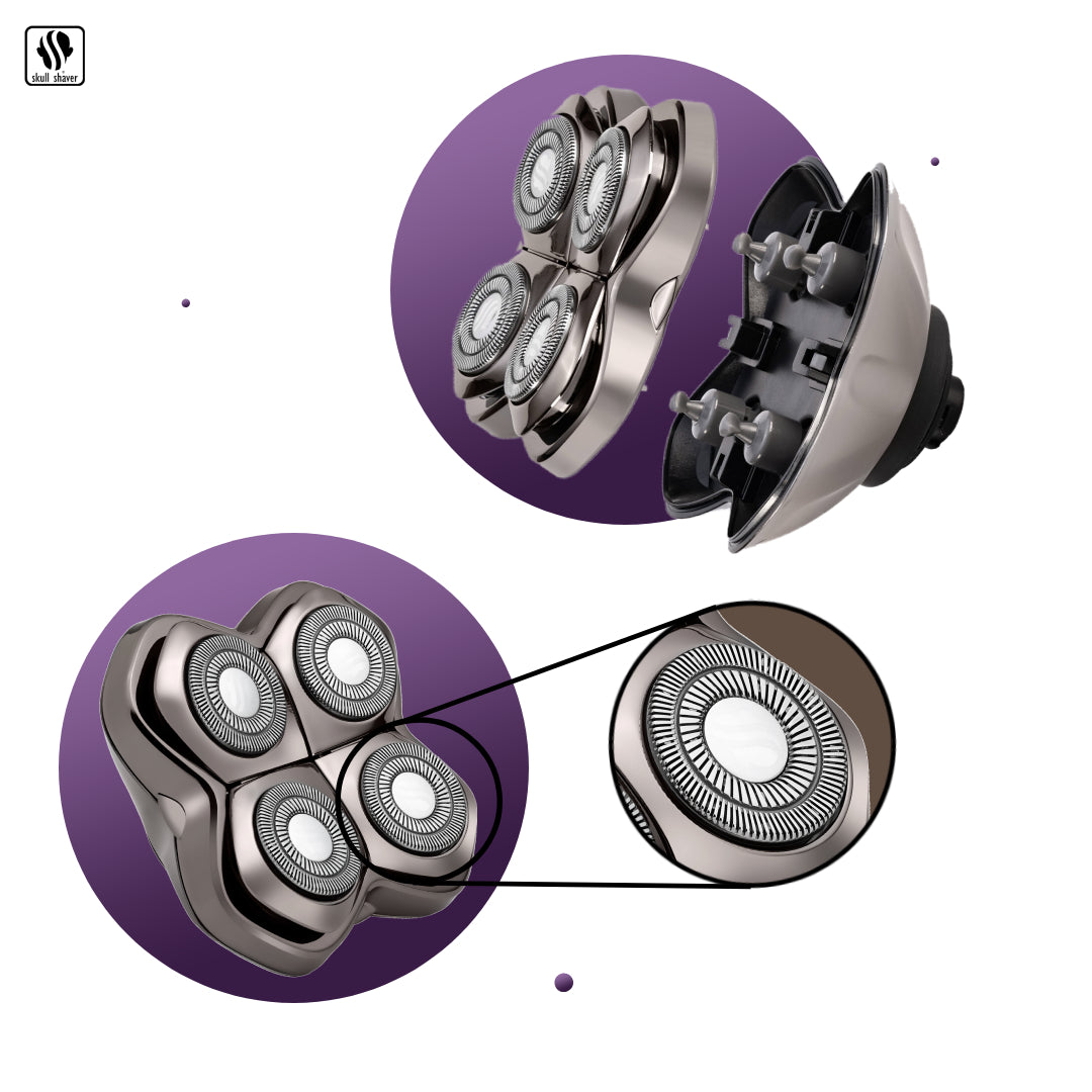 Carver 4-Head PRO Replacement Blade | Smooth, Precision Shaving Performance