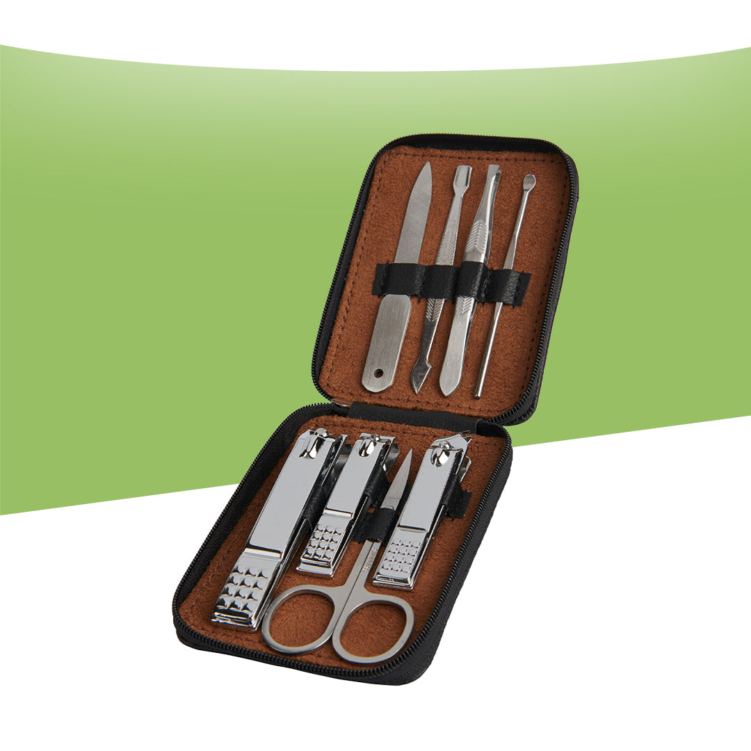 Skull Shaver Manicure Set |Complete Nail Care for Home Grooming