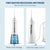 Oral Irrigator USB Rechargeable 3 Modes Cordless Water Flosser Portable Dental Jet Waterproof Teeth Cleaner 4 Jet 220ML