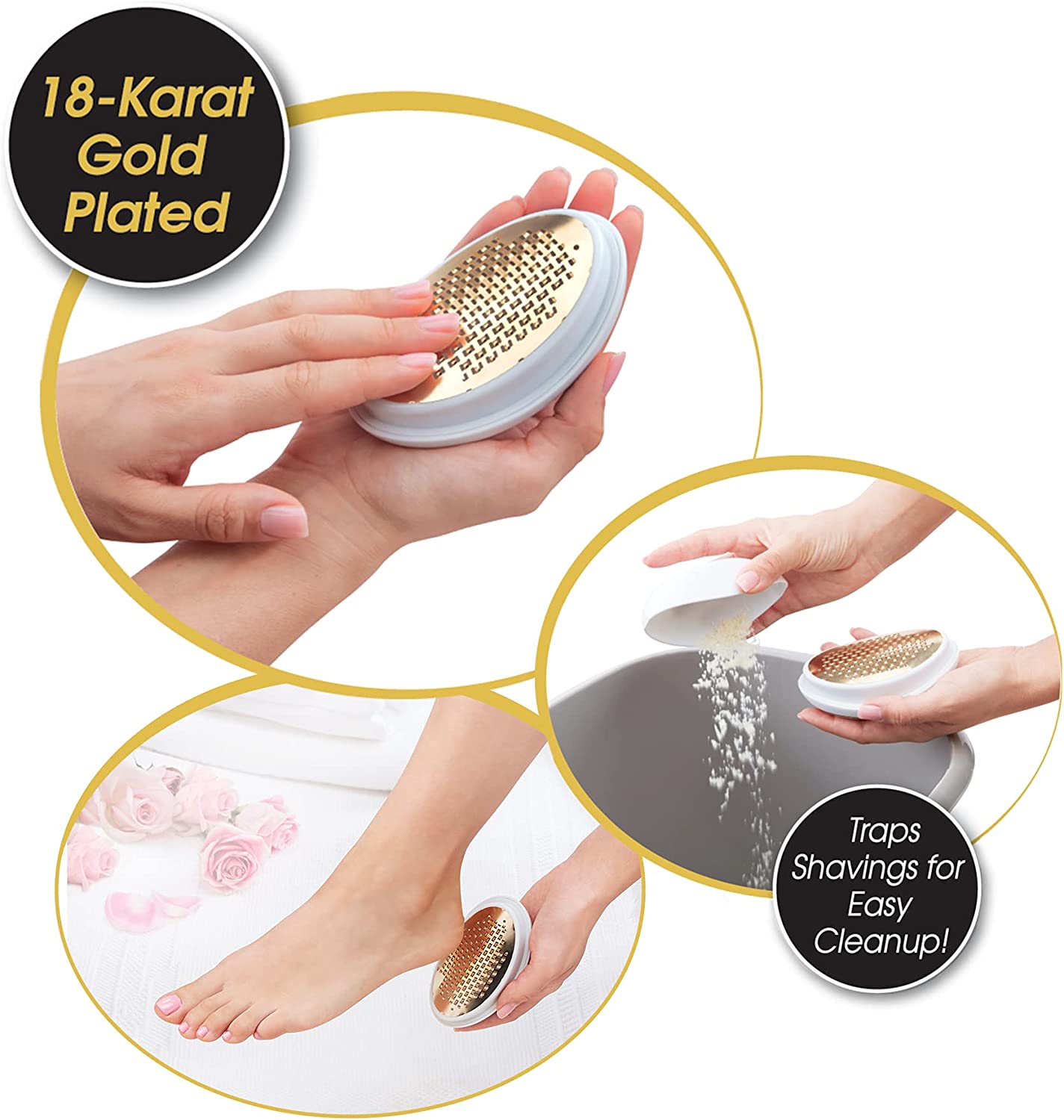 PedEgg Easy Curve Foot File | Smooth, Callus-Free Feet at Home
