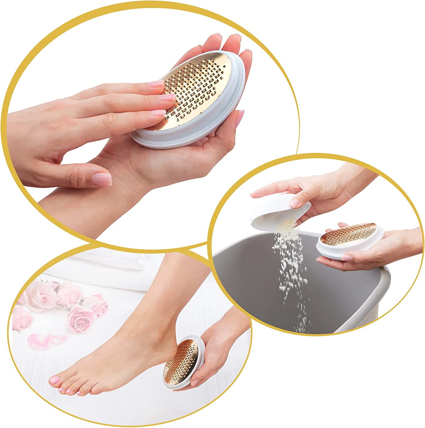 PedEgg Easy Curve Foot File | Smooth, Callus-Free Feet at Home
