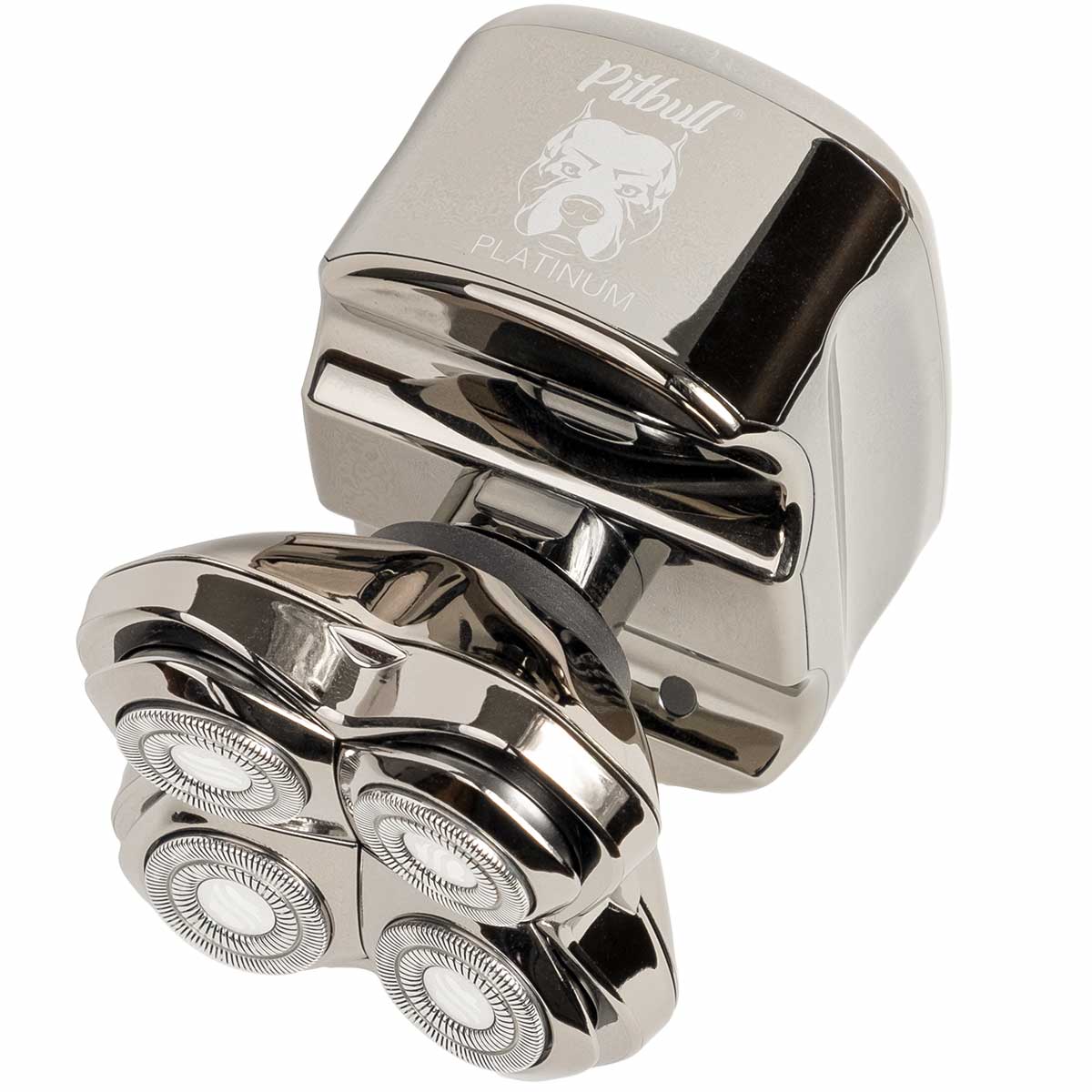 Pitbull Platinum PRO Shaver | Barber-grade grooming for head & face | PRO 4-Head Blades