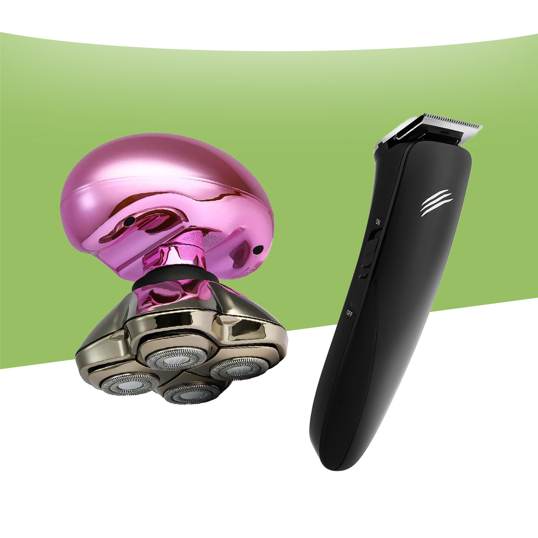 Butterfly Kiss PRO & Baby Beast Trimmer 3SUM Combo | Gentle women’s shaving + precision men’s trimming