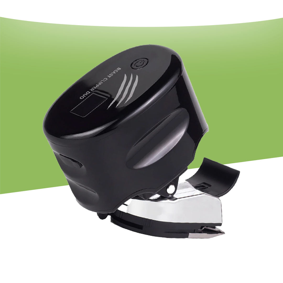 Beast Clipper DUO | Electric Hair Clipper for Head, Beard & Mustache | 5-Minute DIY Haircuts