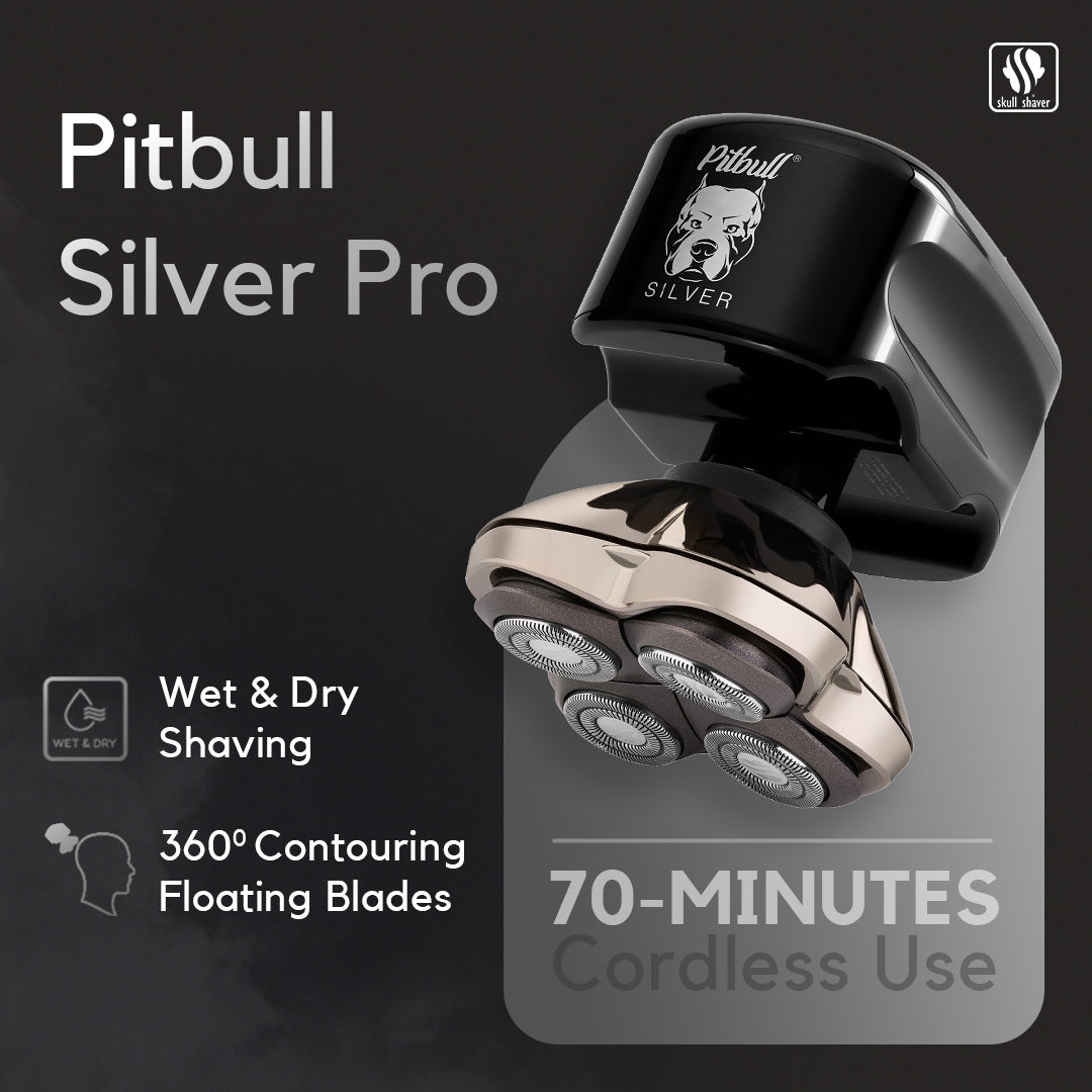 Pitbull Silver PRO SX5 shaver | Men’s head and body shaver