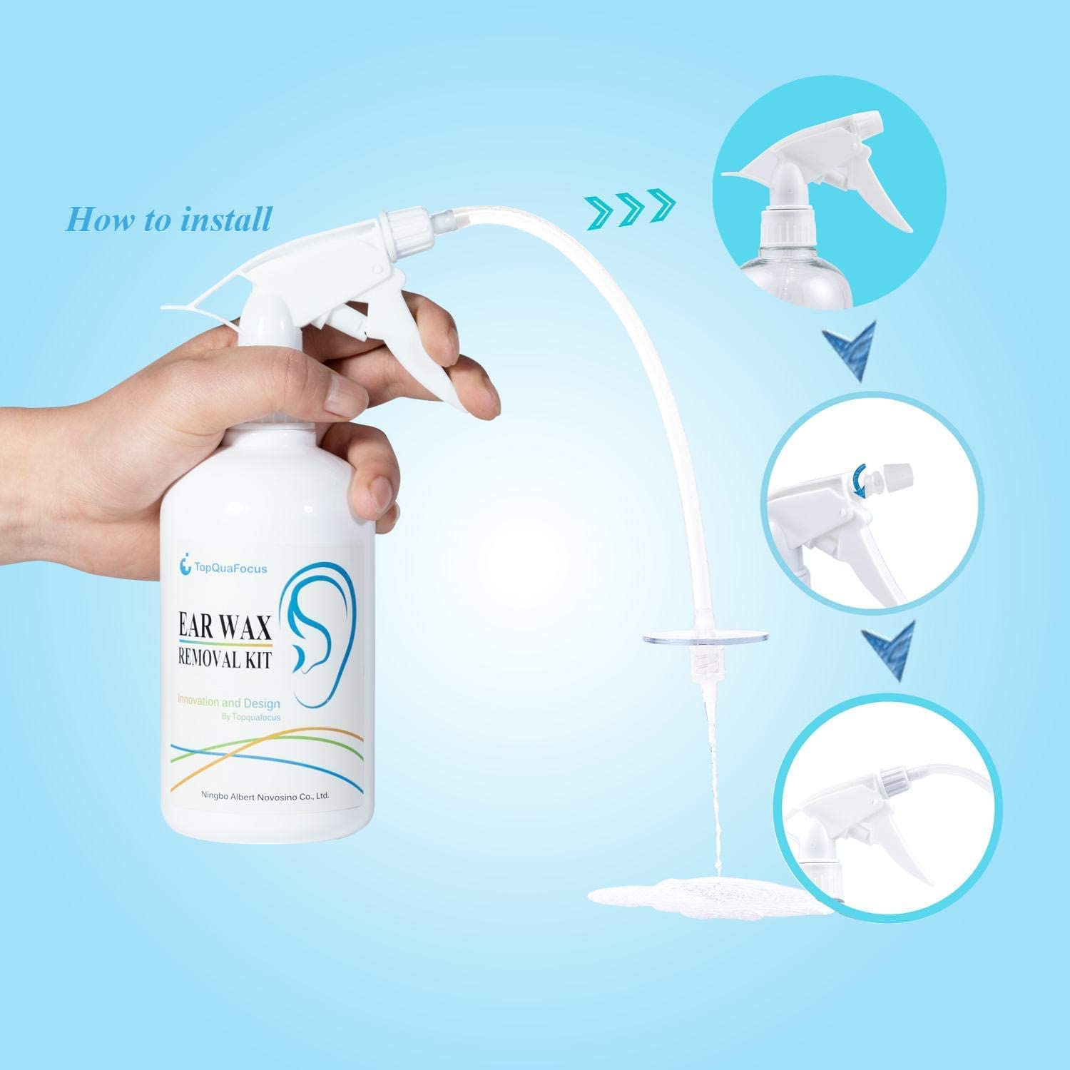 TopQuaFocus Earwax Removal Kit | Ear Cleaning tool kit for Adults & Kids